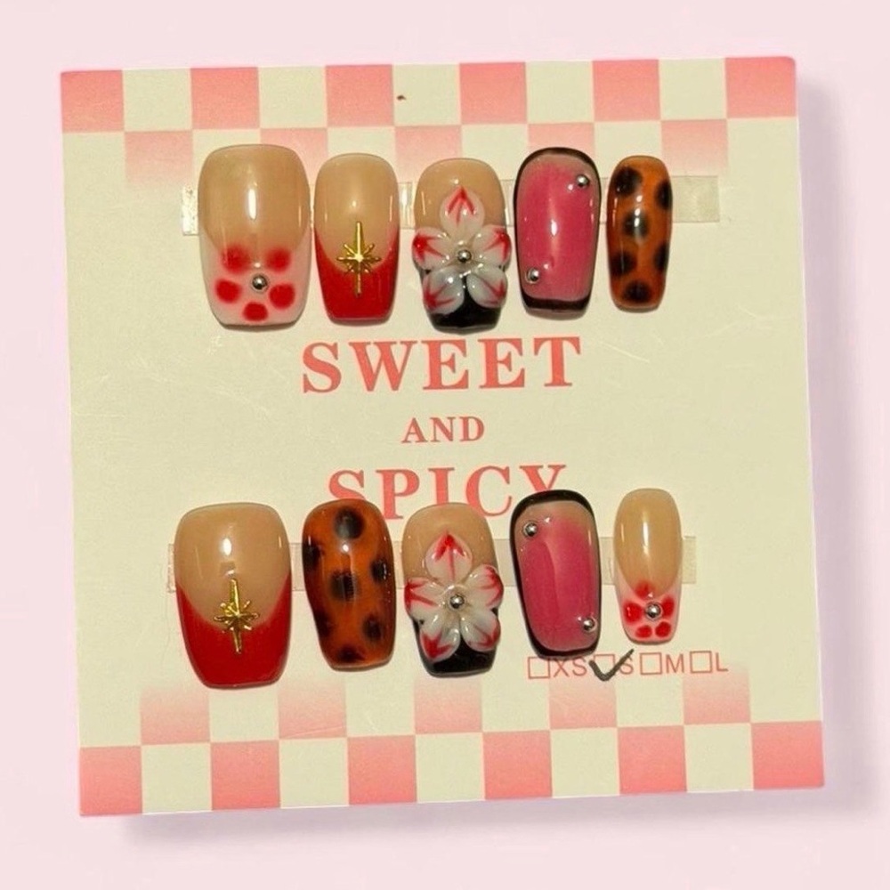 Sold 🏷️ Sweet and Spicy Nail Art Set